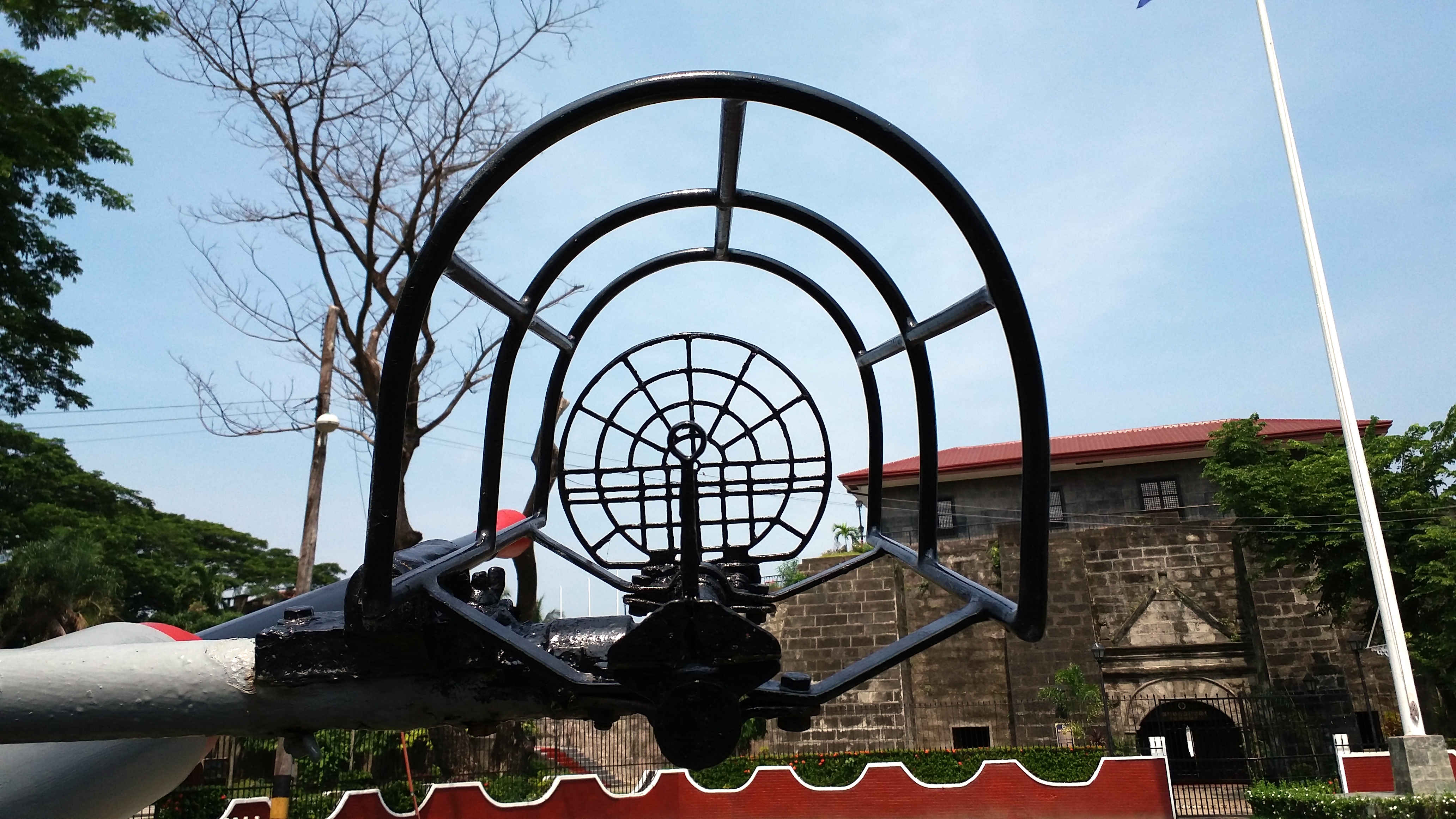 Historic anti-aircraft gun on public display