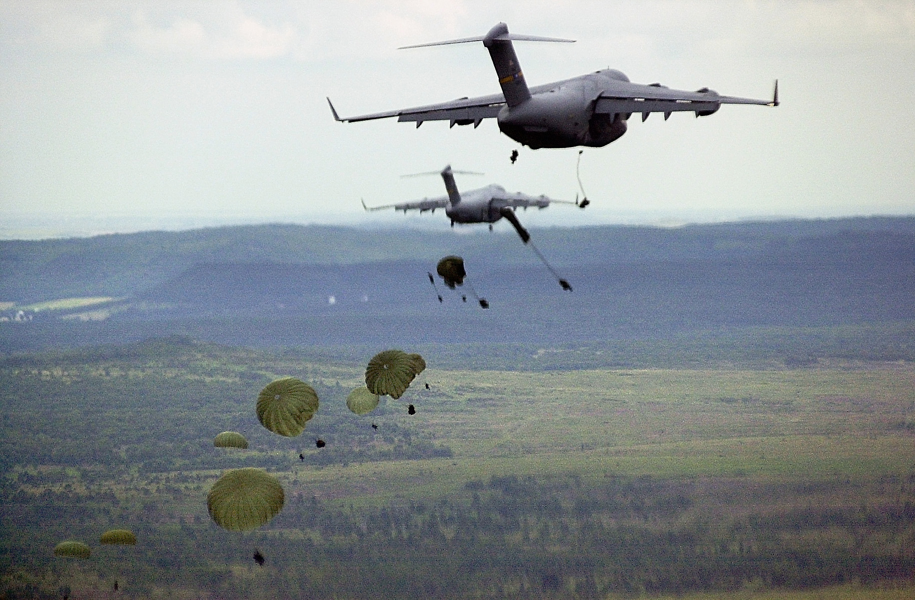 C-17 Globemaster III military cargo aircraft