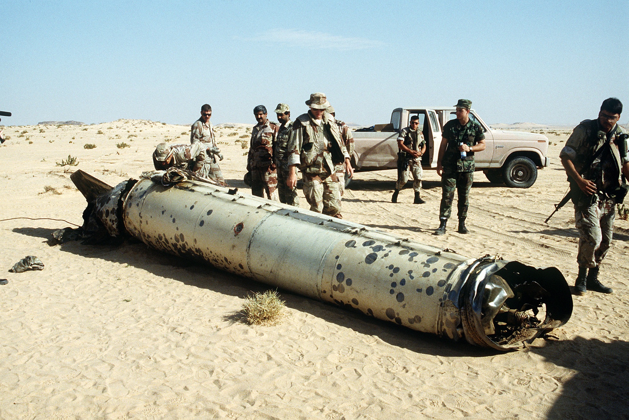 Houthi Burkan ballistic missile launch