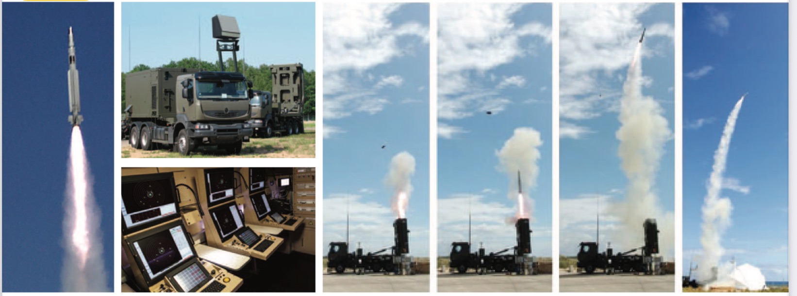 Integrated air defense system display during a field exercise